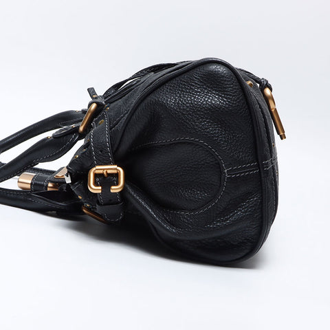 クロエ Chloe レザー パディントン ハンドバッグ ブラック WS13898