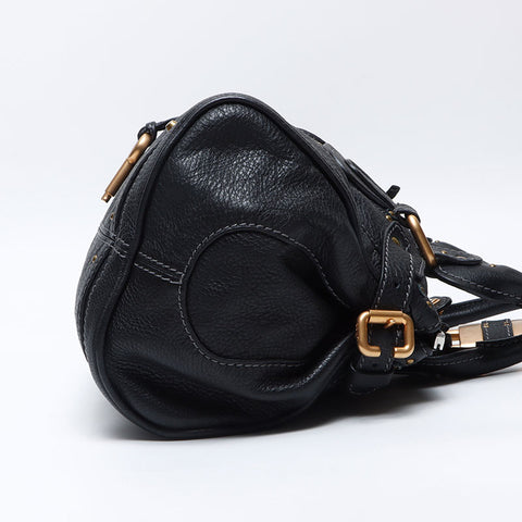 クロエ Chloe レザー パディントン ハンドバッグ ブラック WS13898