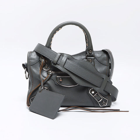 BALENCIAGA City mini Handbag gray WS13899