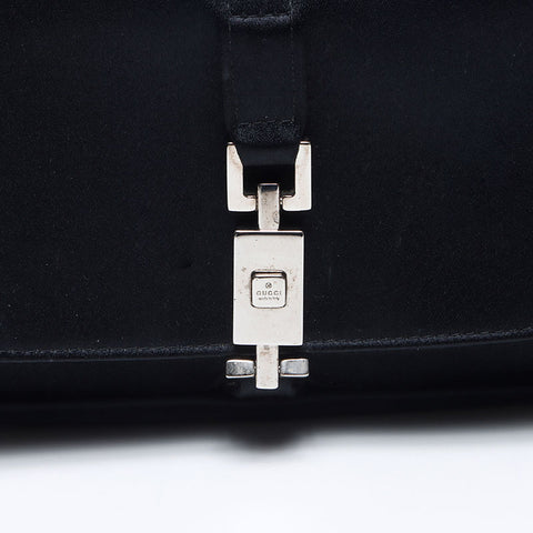 グッチ GUCCI サテン ジャッキー ミニ ショルダーバッグ ブラック WS13900