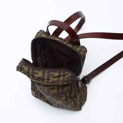 フェンディ FENDI ズッカ リュック・デイパック ブラウン WS13902