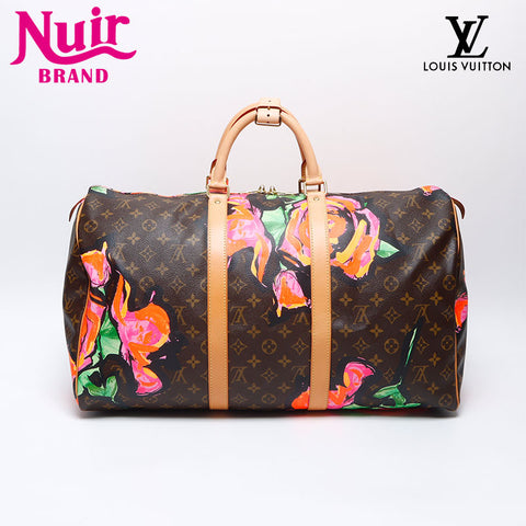 ルイ・ヴィトン LOUIS VUITTON 2008年 キーポル50 ローズ ボストンバッグ ブラウン WS13906