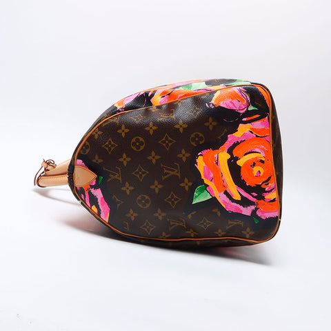 LOUIS VUITTON 2008 Keepall 50 Rose Boston Tasche Braun WS13906