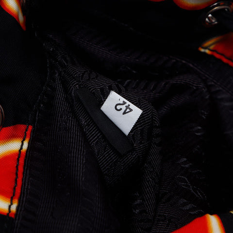 PRADA Testo Culoy Heart Nylon Valentine 2way Duet Umhängetasche schwarz WS13907
