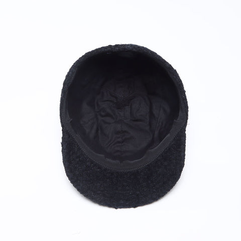 シャネル CHANEL ココマーク ツイード Size:M キャップ ブラック WS13908