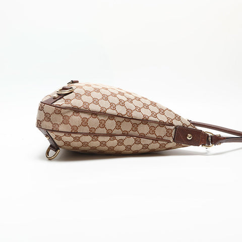 GUCCI GG canvas Shoulder Bag beige WS13909
