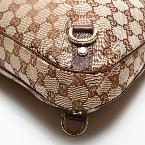 GUCCI GG canvas Shoulder Bag beige WS13909