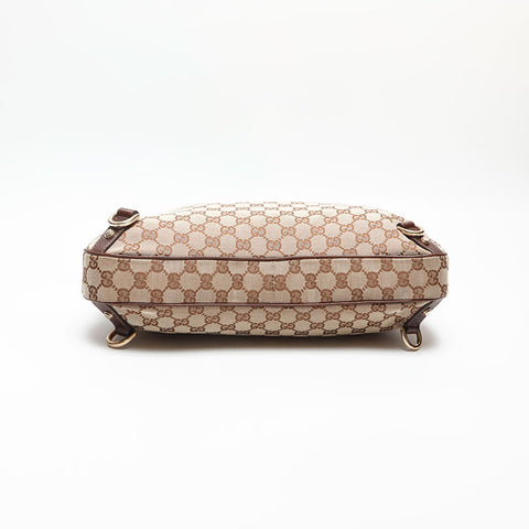 GUCCI GG canvas Shoulder Bag beige WS13909