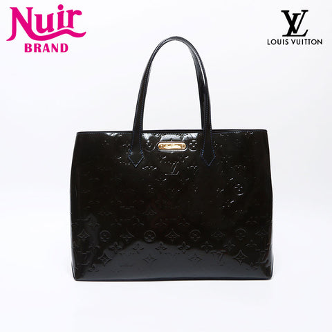 ルイ・ヴィトン LOUIS VUITTON ヴェルニ ウィルシャーMM ブルーアンフィニ 2010年製 トートバッグ グリーン WS13910