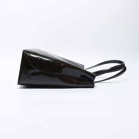 ルイ・ヴィトン LOUIS VUITTON ヴェルニ ウィルシャーMM ブルーアンフィニ 2010年製 トートバッグ グリーン WS13910