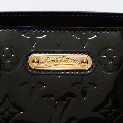 ルイ・ヴィトン LOUIS VUITTON ヴェルニ ウィルシャーMM ブルーアンフィニ 2010年製 トートバッグ グリーン WS13910