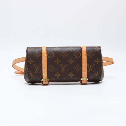 ルイ・ヴィトン LOUIS VUITTON 2005年製 モノグラム マレル ベルトバッグ ウエストバッグ ブラウン WS13914