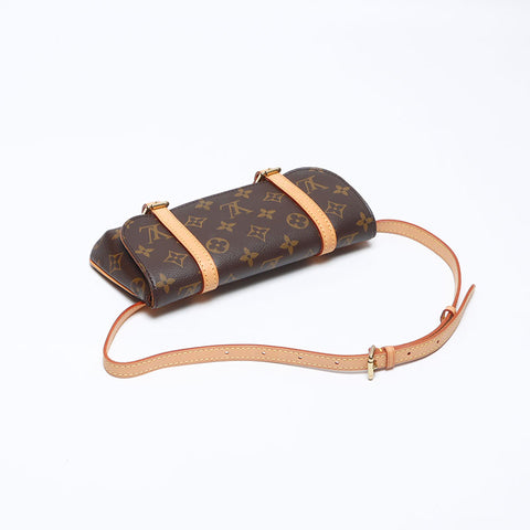 ルイ・ヴィトン LOUIS VUITTON 2005年製 モノグラム マレル ベルトバッグ ウエストバッグ ブラウン WS13914