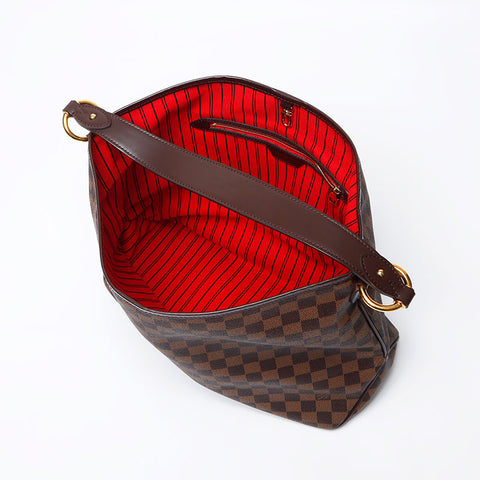 ルイ・ヴィトン LOUIS VUITTON ダミエ ディライトフル MM 2016年製 ショルダーバッグ ブラウン WS13915