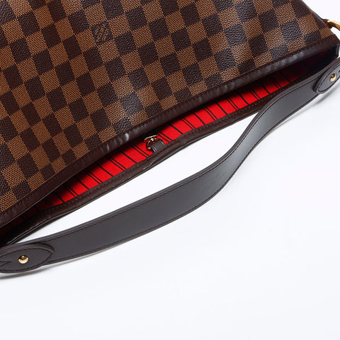 ルイ・ヴィトン LOUIS VUITTON ダミエ ディライトフル MM 2016年製 ショルダーバッグ ブラウン WS13915