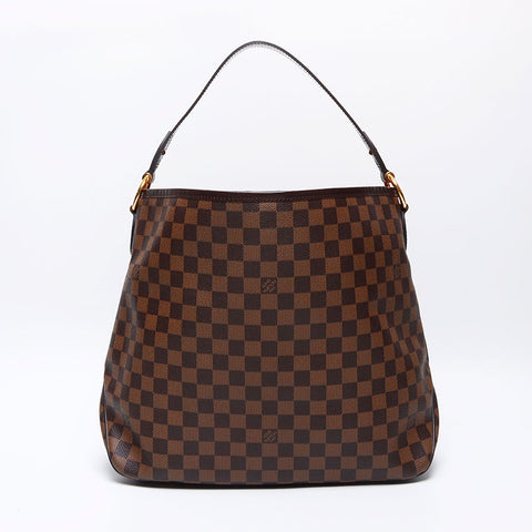 ルイ・ヴィトン LOUIS VUITTON ダミエ ディライトフル MM 2016年製 ショルダーバッグ ブラウン WS13915
