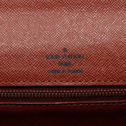 ルイ・ヴィトン LOUIS VUITTON モンソー 28 モノグラム ショルダーバッグ ブラウン WS13920