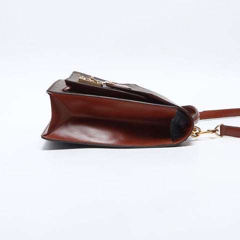 ルイ・ヴィトン LOUIS VUITTON モンソー 28 モノグラム ショルダーバッグ ブラウン WS13920