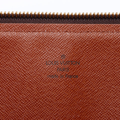 ルイ・ヴィトン LOUIS VUITTON 1999年製 モノグラム ポシェット ドキュマン 38 クラッチバッグ ブラウン WS13921