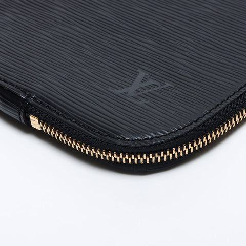 LOUIS VUITTON 1997 Epi Pochette Document 38 Clutch bag black WS13922