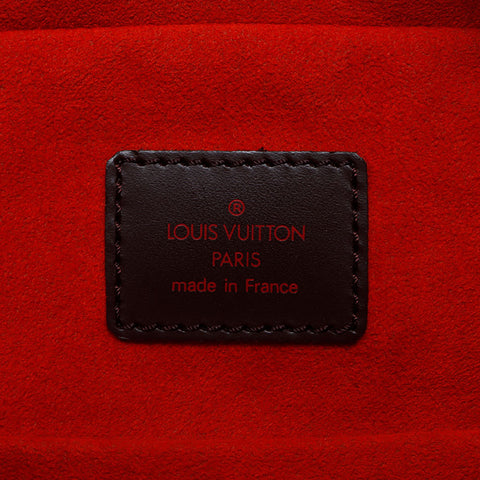 ルイ・ヴィトン LOUIS VUITTON サリア・オリゾンタル 2001年製 ダミエ ハンドバッグ ブラウン WS13927