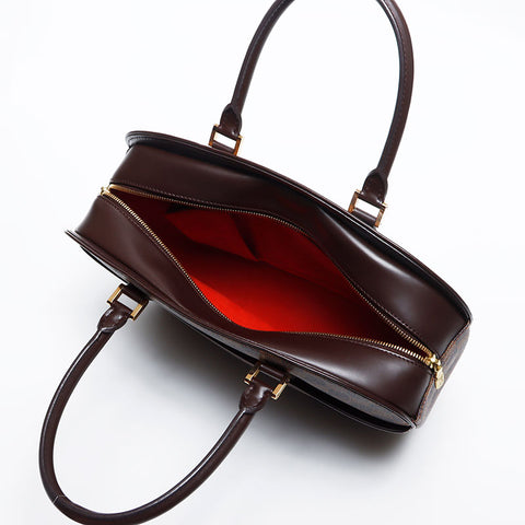 ルイ・ヴィトン LOUIS VUITTON サリア・オリゾンタル 2001年製 ダミエ ハンドバッグ ブラウン WS13927
