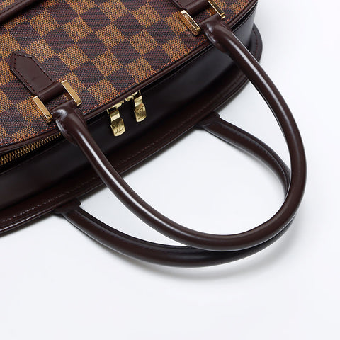 ルイ・ヴィトン LOUIS VUITTON サリア・オリゾンタル 2001年製 ダミエ ハンドバッグ ブラウン WS13927