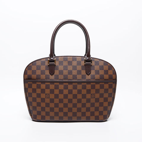 ルイ・ヴィトン LOUIS VUITTON サリア・オリゾンタル 2001年製 ダミエ ハンドバッグ ブラウン WS13927