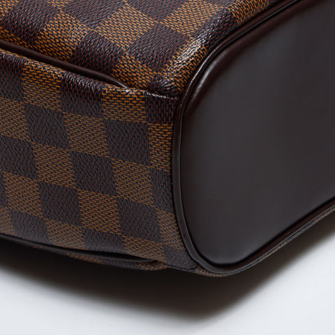 ルイ・ヴィトン LOUIS VUITTON サリア・オリゾンタル 2001年製 ダミエ ハンドバッグ ブラウン WS13927