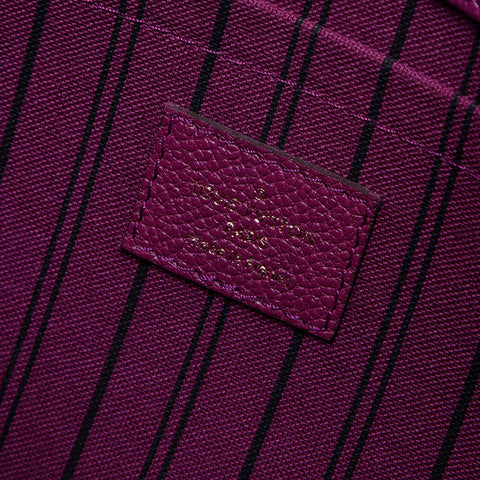 LOUIS VUITTON Monogram Empreinte Montaigne MM 2011 Sac à main violet WS13931