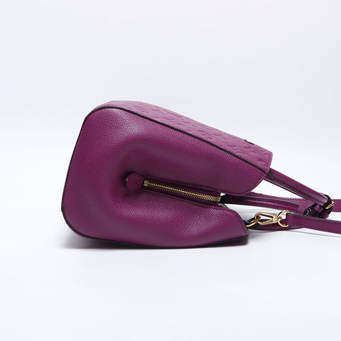 LOUIS VUITTON Monogram Empreinte Montaigne MM 2011 Sac à main violet WS13931