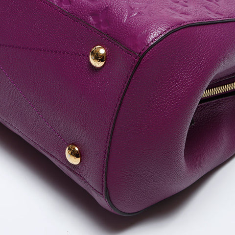 ルイ・ヴィトン LOUIS VUITTON モノグラム アンプラント モンテーニュMM 2011年製 ハンドバッグ パープル WS13931