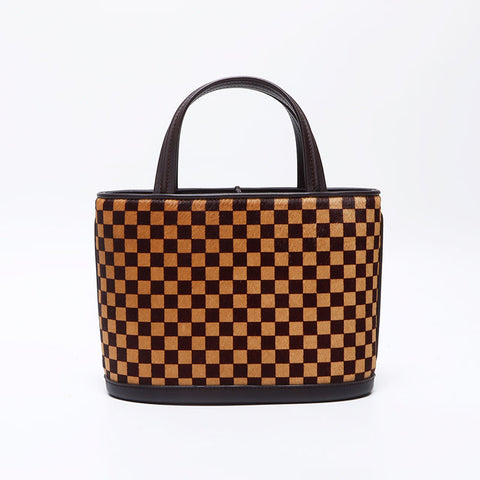 ルイ・ヴィトン LOUIS VUITTON ダミエ ソバージュ インパラ 2001年製 ハンドバッグ ブラウン WS13932