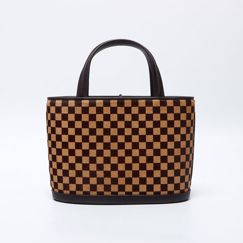ルイ・ヴィトン LOUIS VUITTON ダミエ ソバージュ インパラ 2001年製 ハンドバッグ ブラウン WS13932