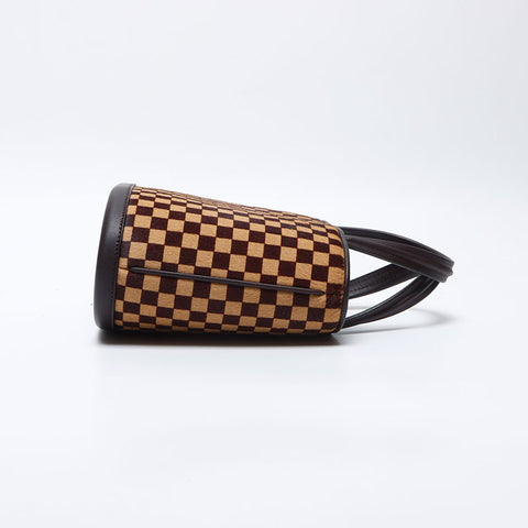 ルイ・ヴィトン LOUIS VUITTON ダミエ ソバージュ インパラ 2001年製 ハンドバッグ ブラウン WS13932
