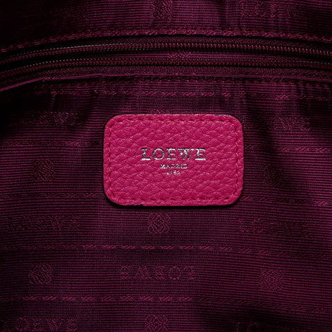 ロエベ LOEWE アラモ36 レザー ハンドバッグ ピンク WS13939