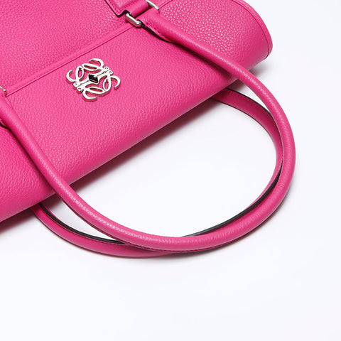 ロエベ LOEWE アラモ36 レザー ハンドバッグ ピンク WS13939