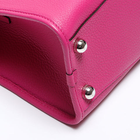 ロエベ LOEWE アラモ36 レザー ハンドバッグ ピンク WS13939