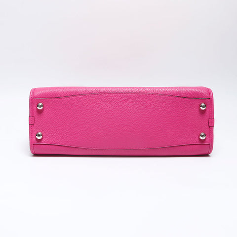 ロエベ LOEWE アラモ36 レザー ハンドバッグ ピンク WS13939