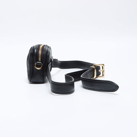 Miu Miu Matelasse Mini-Gürteltasche Gürteltasche schwarz WS13940
