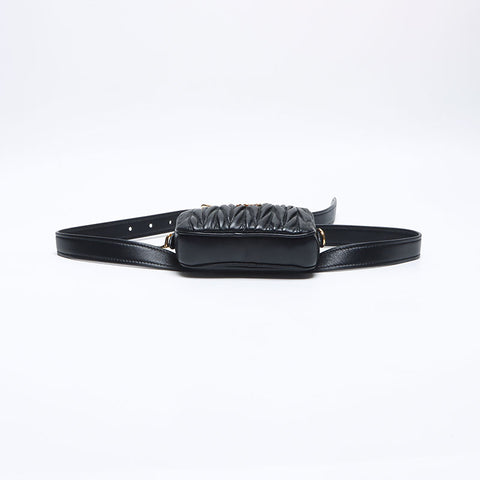 Miu Miu Matelasse mini belt bag Waist bag black WS13940