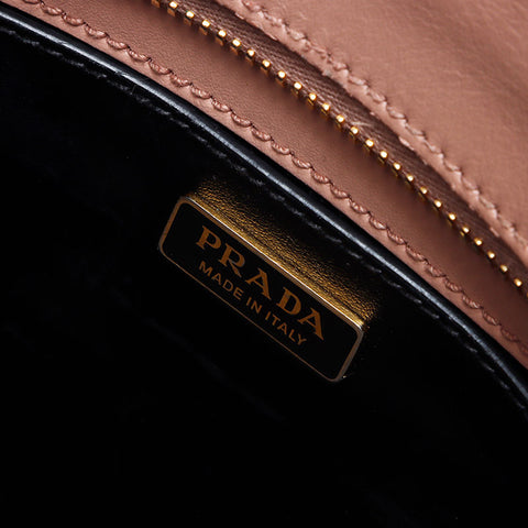 PRADA Saffiano 2way Shoulder Bag beige WS13942