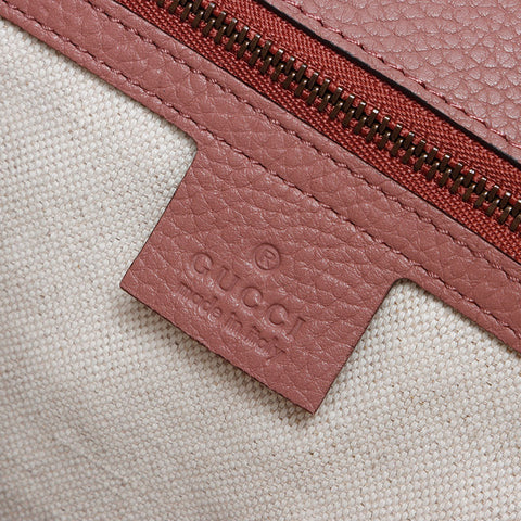 GUCCI GG Marmont Leather 2way Shoulder Bag pink WS13945