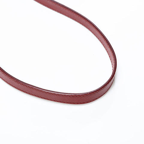PRADA Galleria Saffiano Leather Shoulder Bag Red WS13946