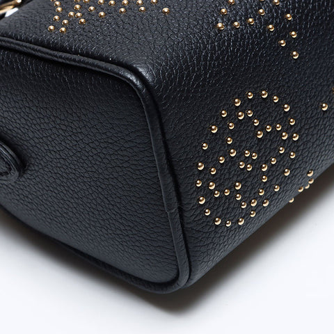 LOUIS VUITTON Nano Speedy Monogram Empreinte Shoulder Bag black WS13948