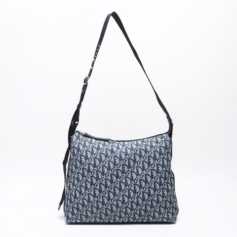 クリスチャンディオール Christian Dior トロッター ショルダーバッグ ネイビー WS13951