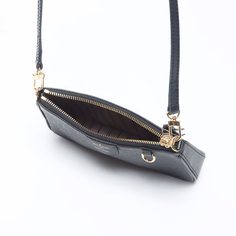 Louis Vuitton Louis Vuitton Easy Pouch Monogramm Emprent Umhängetasche Schwarz WS13952
