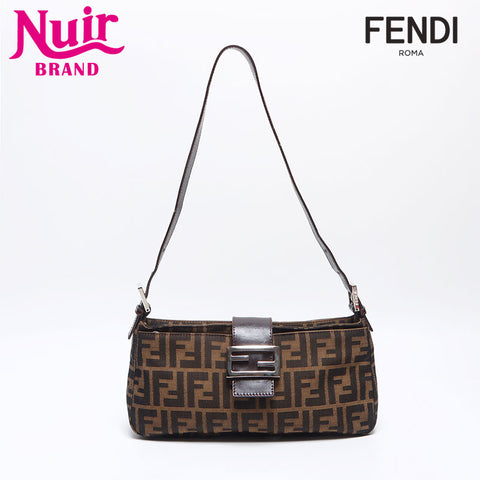 フェンディ FENDI ズッカ マンマ ショルダーバッグ ブラウン WS13953