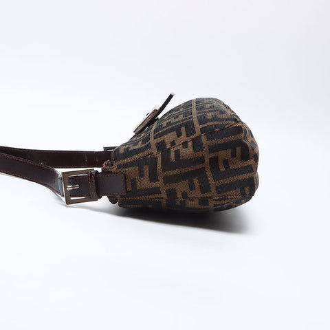 フェンディ FENDI ズッカ マンマ ショルダーバッグ ブラウン WS13953