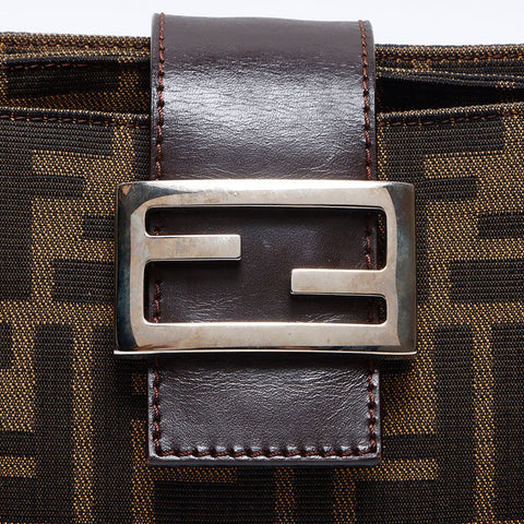 フェンディ FENDI ズッカ マンマ ショルダーバッグ ブラウン WS13953